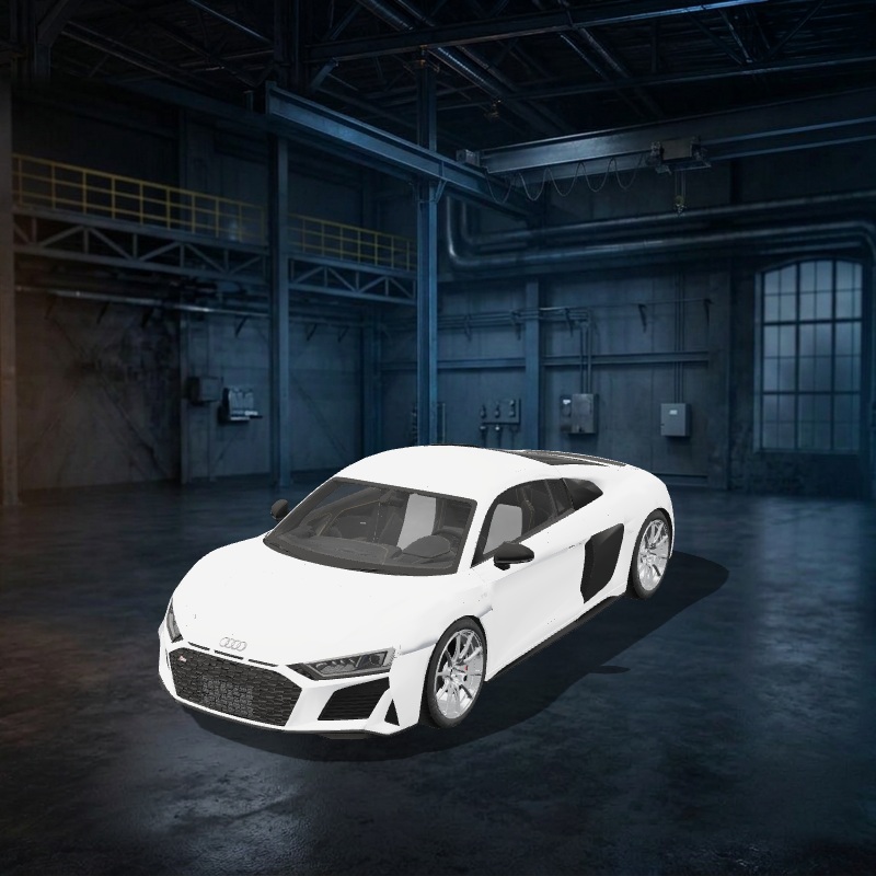 3D-Ansicht Audi R8 · Monte Carlo